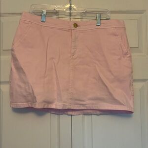Lilly Pulitzer Colette Denim Skort in pale Pink